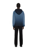 Off-White Ripped Narciso Regular Hoodie Cloud Blu Graphite