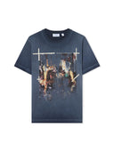 Off-White Ripped Narciso T-Shirt Cloud Blu Graphite