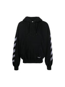 Off White Scribble Diag Boxy Hoodie Black one-kickz