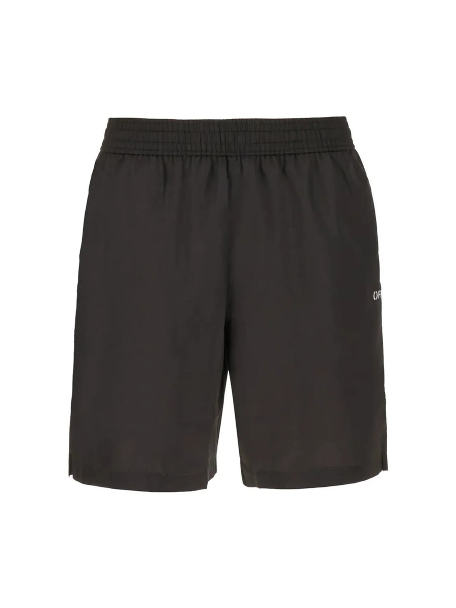 ⁠Off-White Scribble Diags swim short black