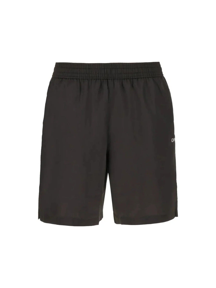 ⁠Off-White Scribble Diags swim short black