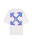 Off-White Sketch Arrow Skate S/S Tee in White one-kickz