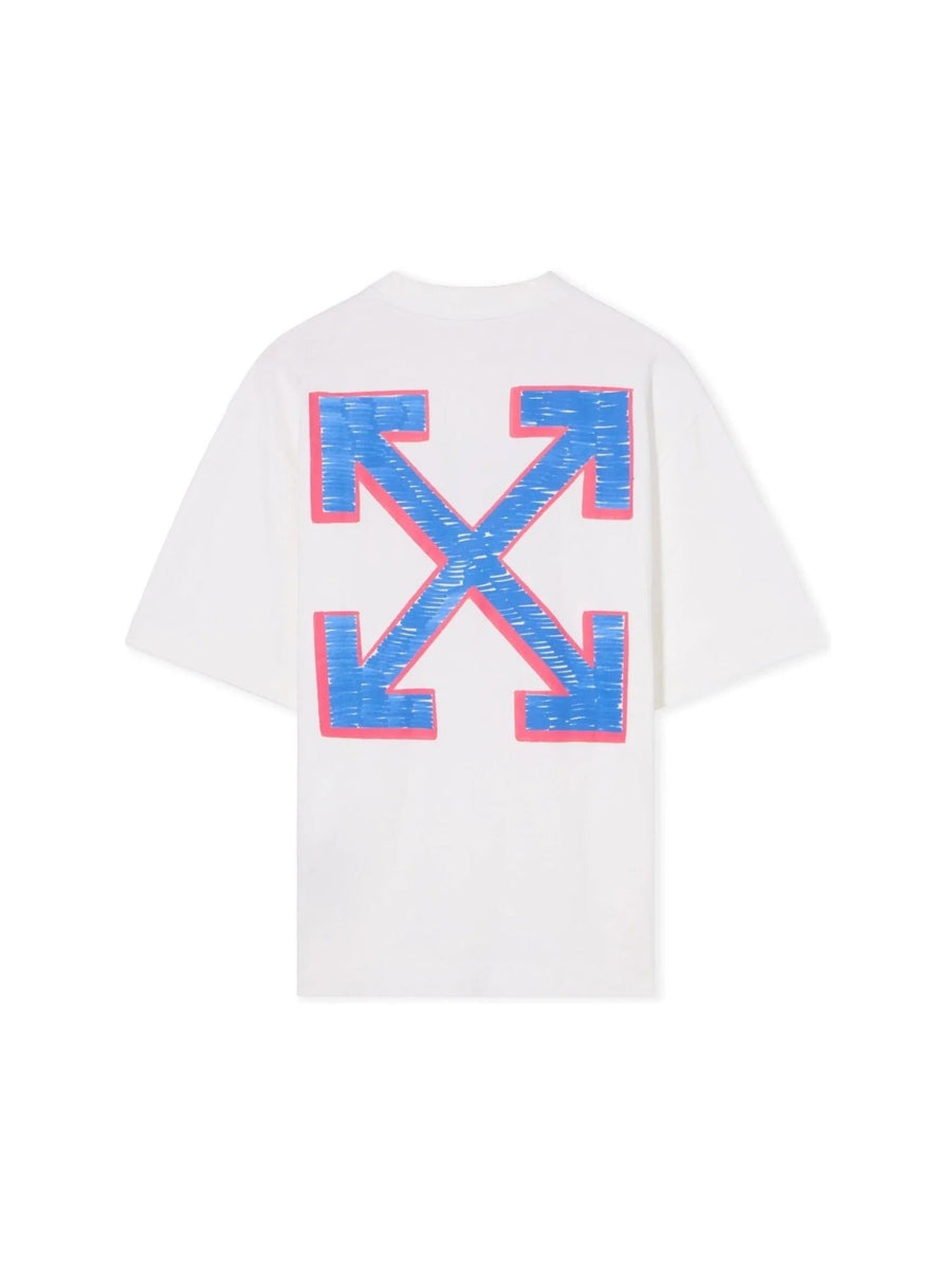 Off-White Sketch Arrow Skate S/S Tee in White