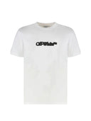 Off White Spray Arrow Slim S/S white-Black Tee one-kickz