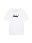 Off-White Spray Arrow Slim T-Shirt in White-Black