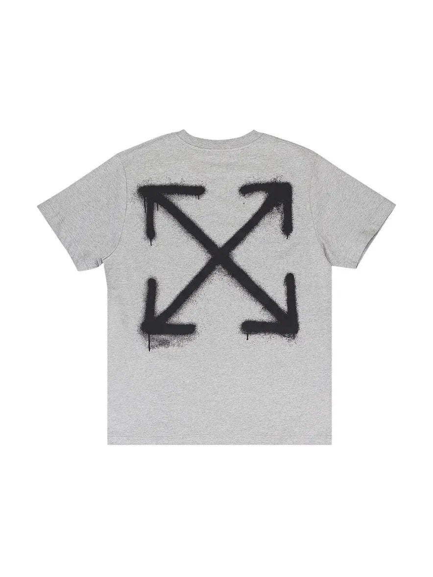 Off-White Spray Can Arrow Slim T-Shirt Grey