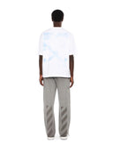 Off White Stencil Arrow Skate Logo T-Shirt White one-kickz