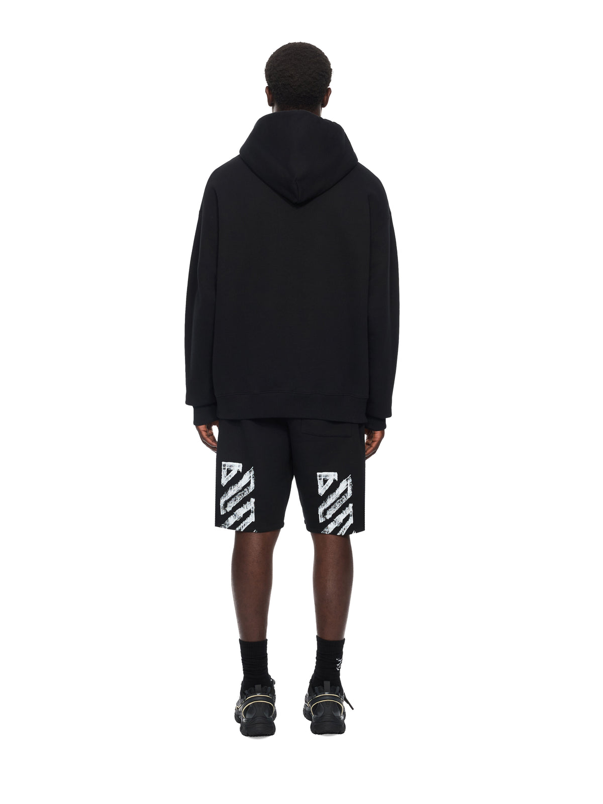 Off-White Stroke 2 Arrow Skate Hoodie Black