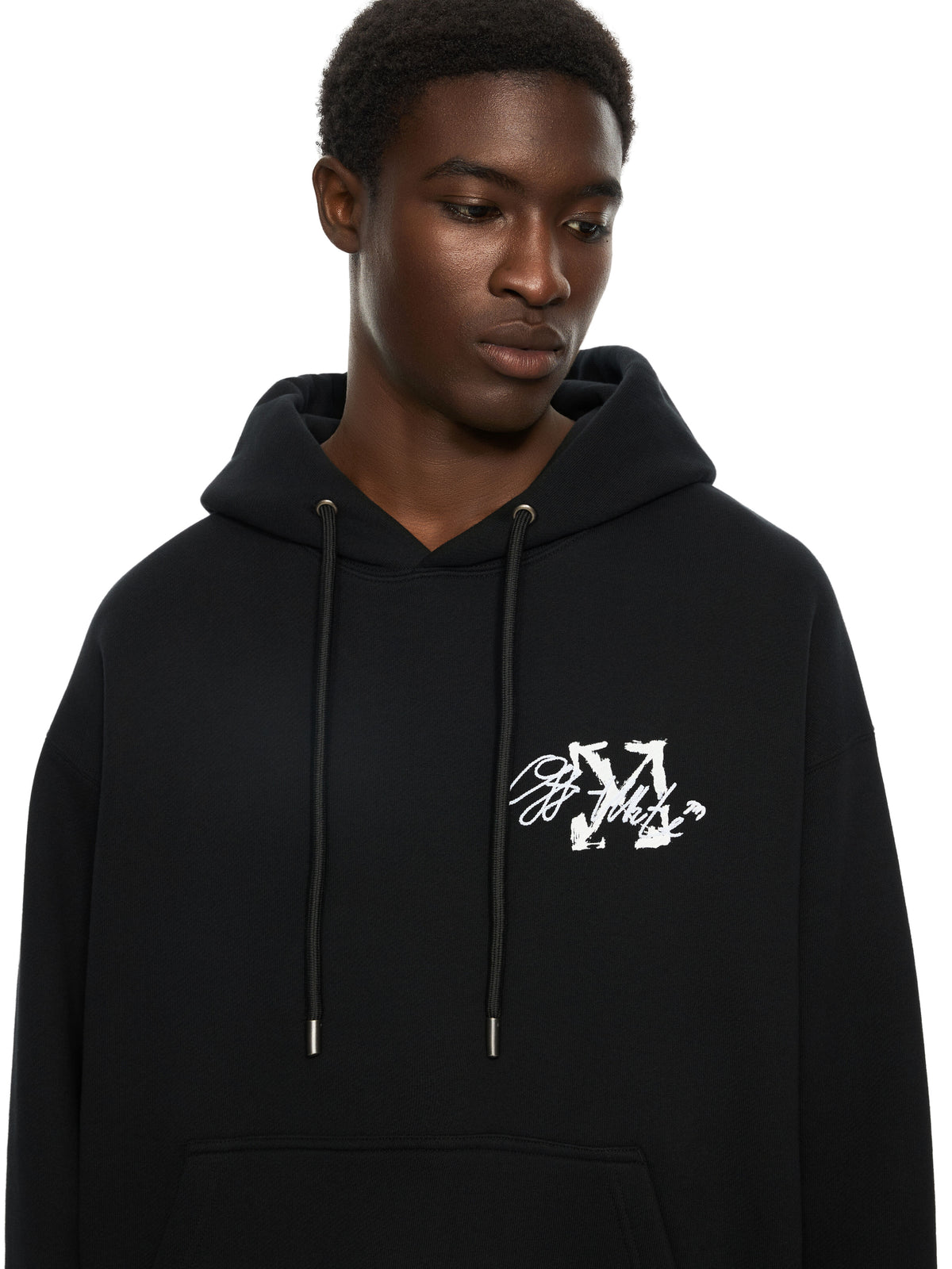 Off-White Stroke 2 Arrow Skate Hoodie Black