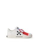 Off-White Vulcanized Low Canvas Sneakers White/Black Mujer