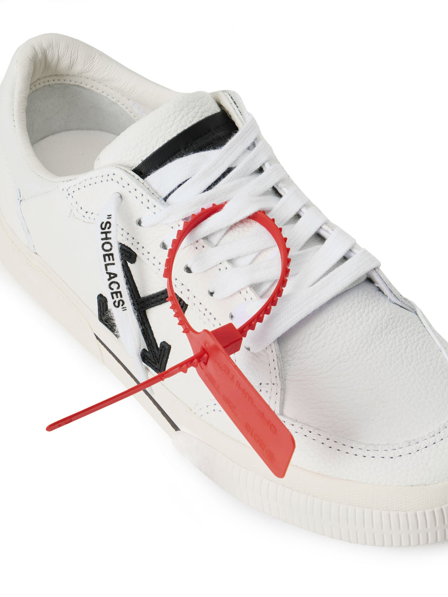 Off-White Vulcanized Low Canvas Sneakers White/Black Women