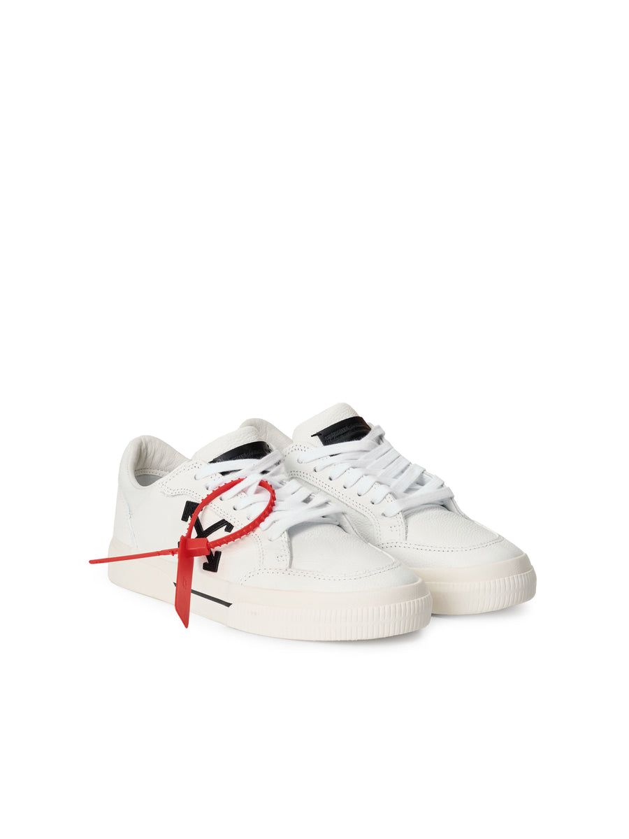 Off-White Vulcanized Low Canvas Sneakers White/Black Women