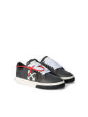 Off-White Vulcanized Low Leather Sneakers Black