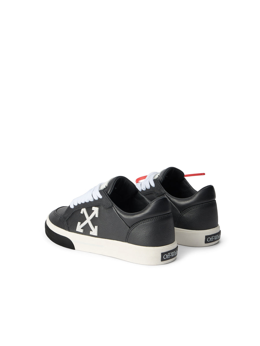 Off-White Vulcanized Low Leather Sneakers Black