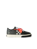 Off-White Vulcanized Low Leather Sneakers Black