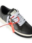 Off-White Vulcanized Low Leather Sneakers Black