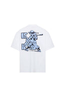 Off-White White Baseball Arrow Skate T-shirt one-kickz