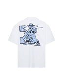 Off-White White Baseball Arrow Skate T-shirt one-kickz