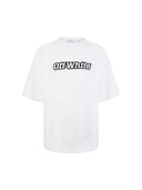 Off-White White Outline Logo Skate T-Shirt one-kickz