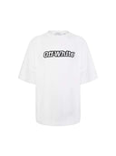 Off-White White Outline Logo Skate T-Shirt one-kickz