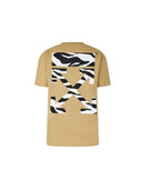 Off-White Zebra Arrow Casual Tee 'Camel/Black' one-kickz