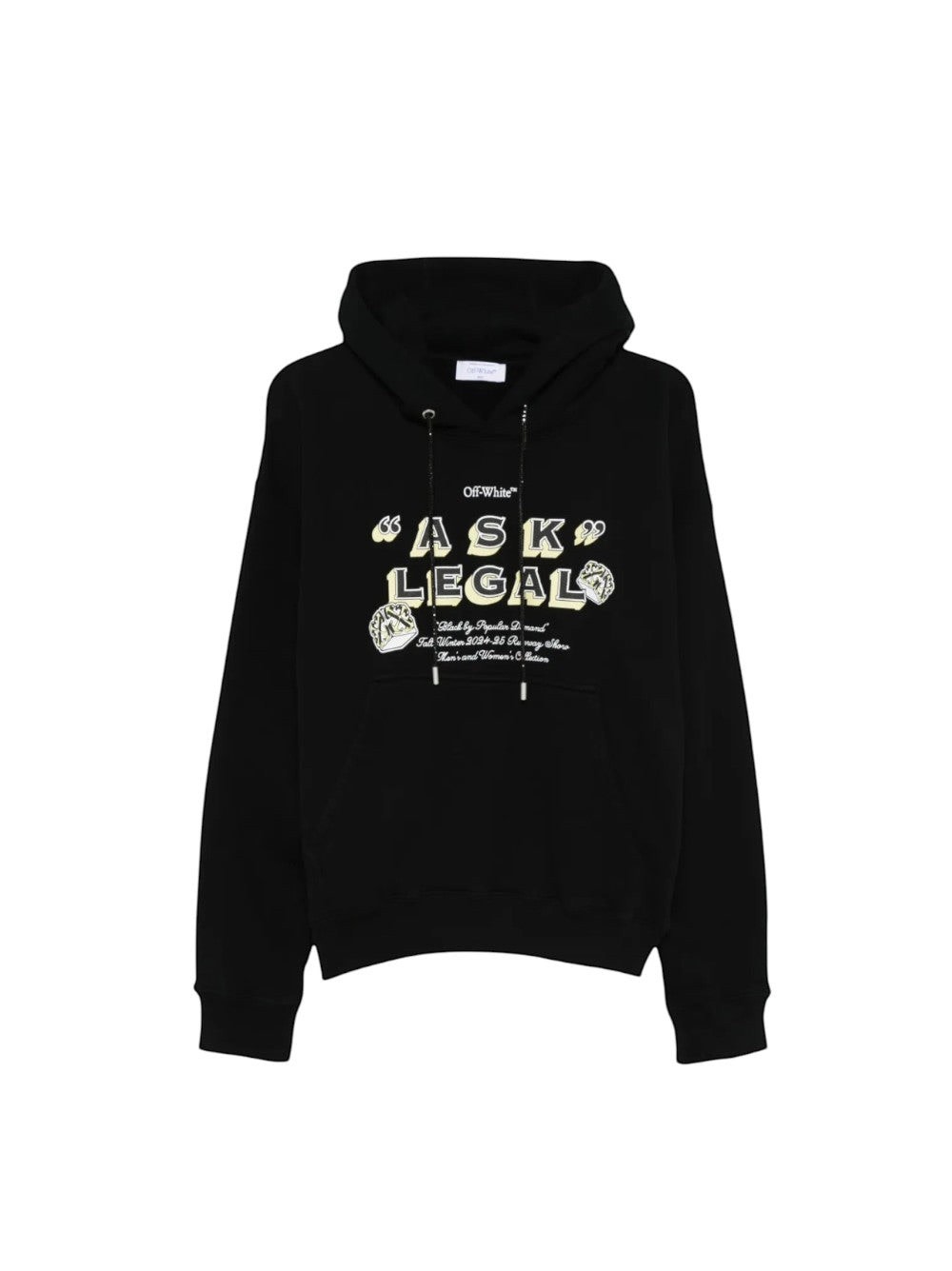 Off-White hoodie Ask Legal Skate