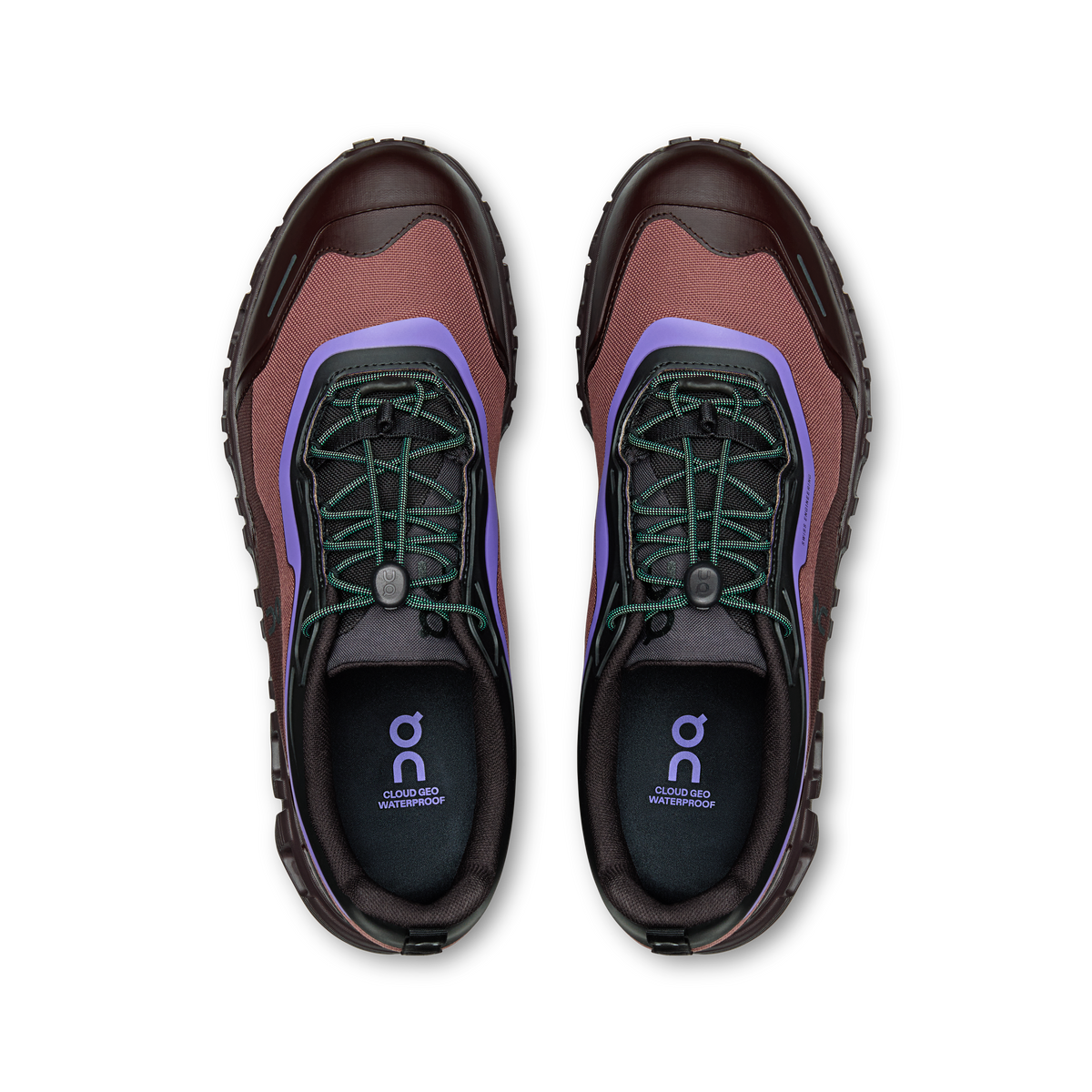 On Cloud 6 Geo Waterproof Black / Tyrian