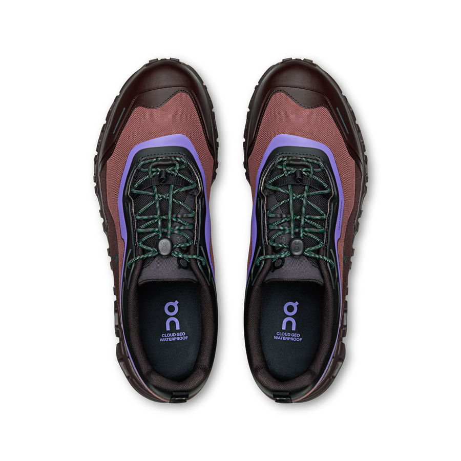 On Cloud 6 Geo Waterproof Black / Tyrian