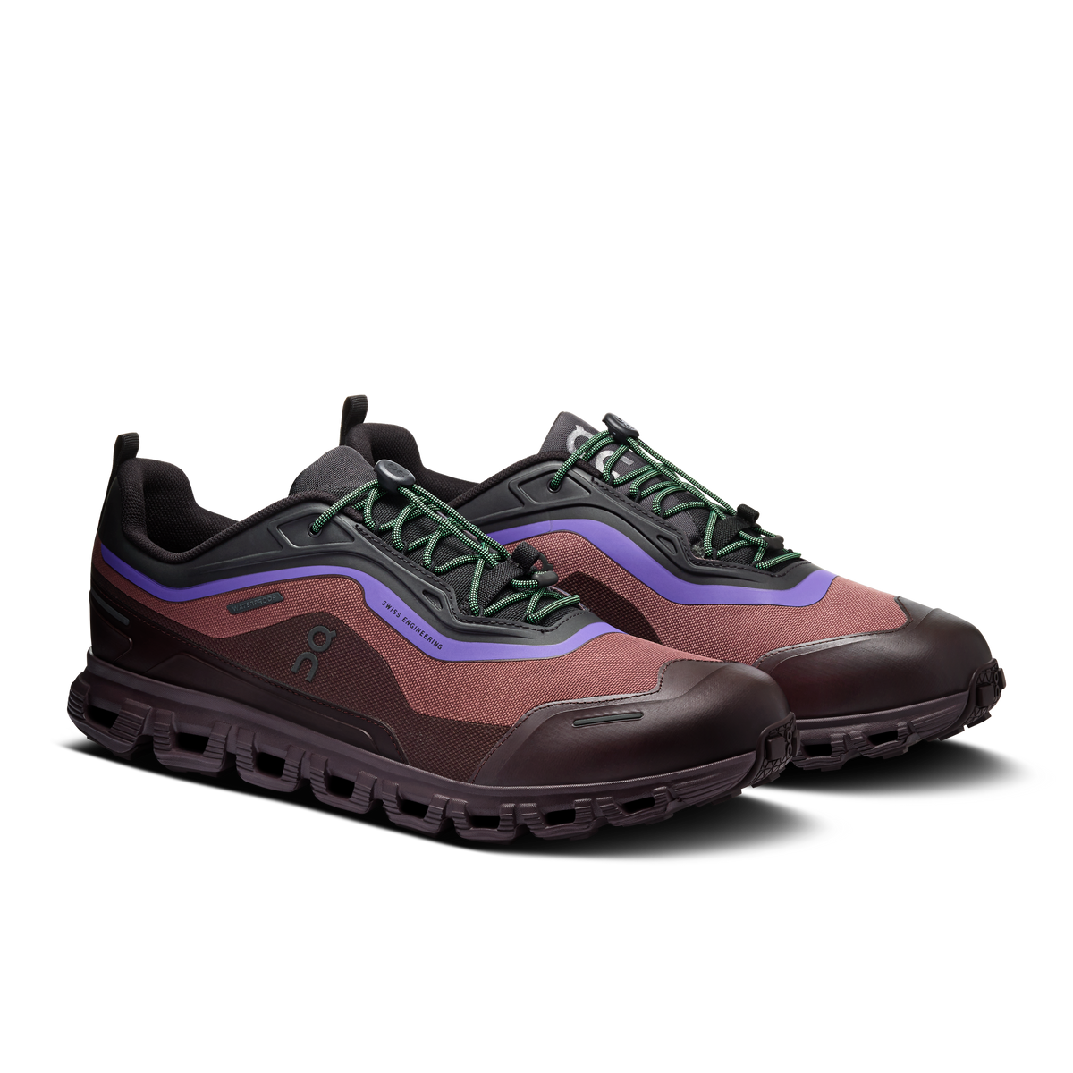On Cloud 6 Geo Waterproof Black / Tyrian
