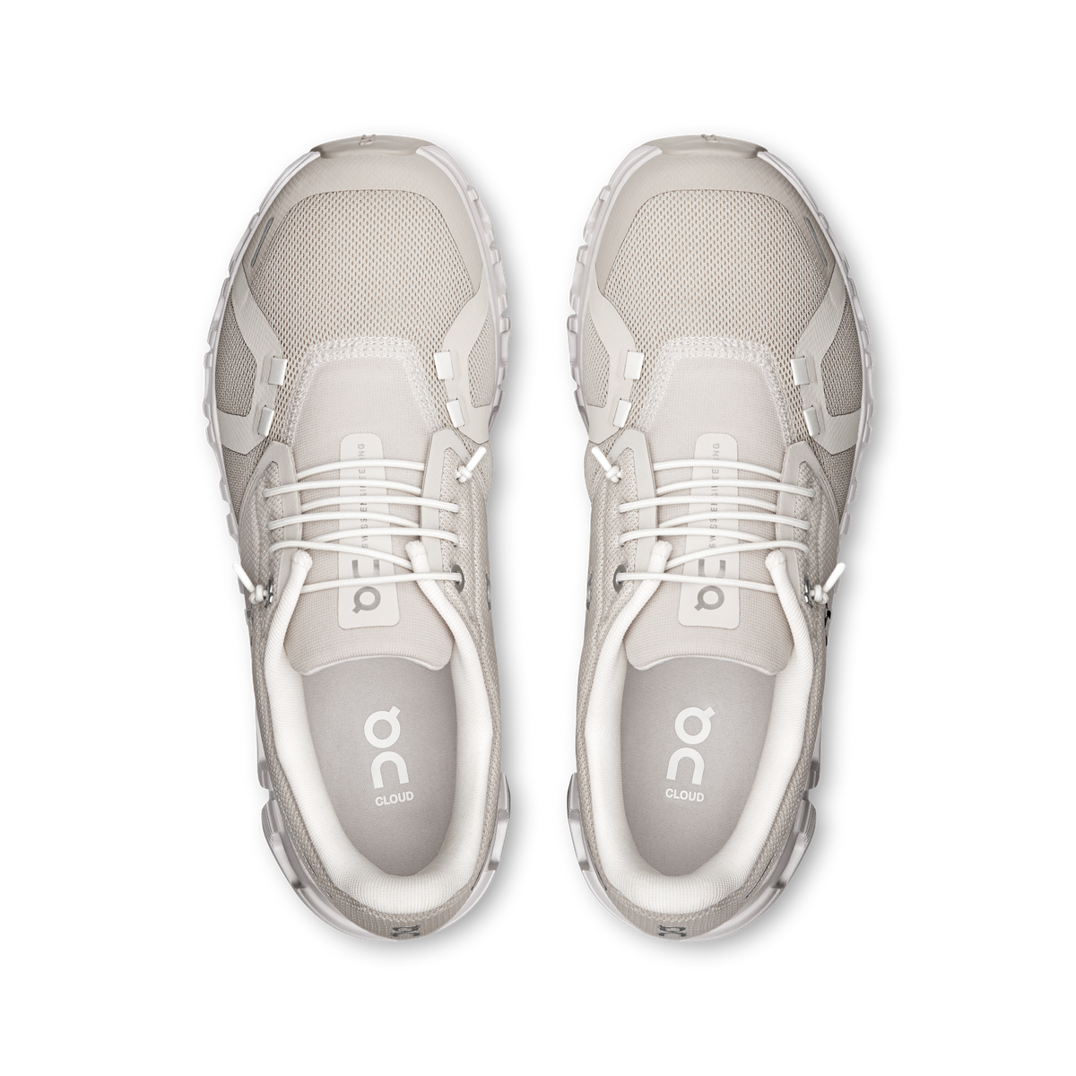 On Cloud 6 Wide Pearl / White Women