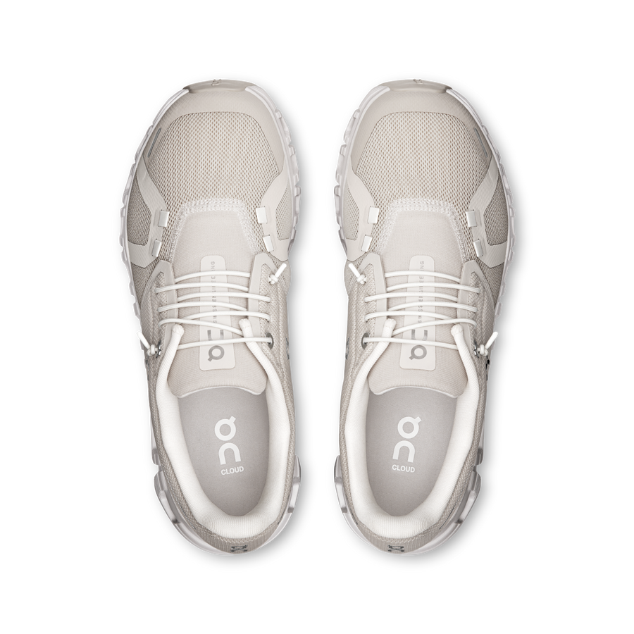On Cloud 6 Wide Pearl / White Women