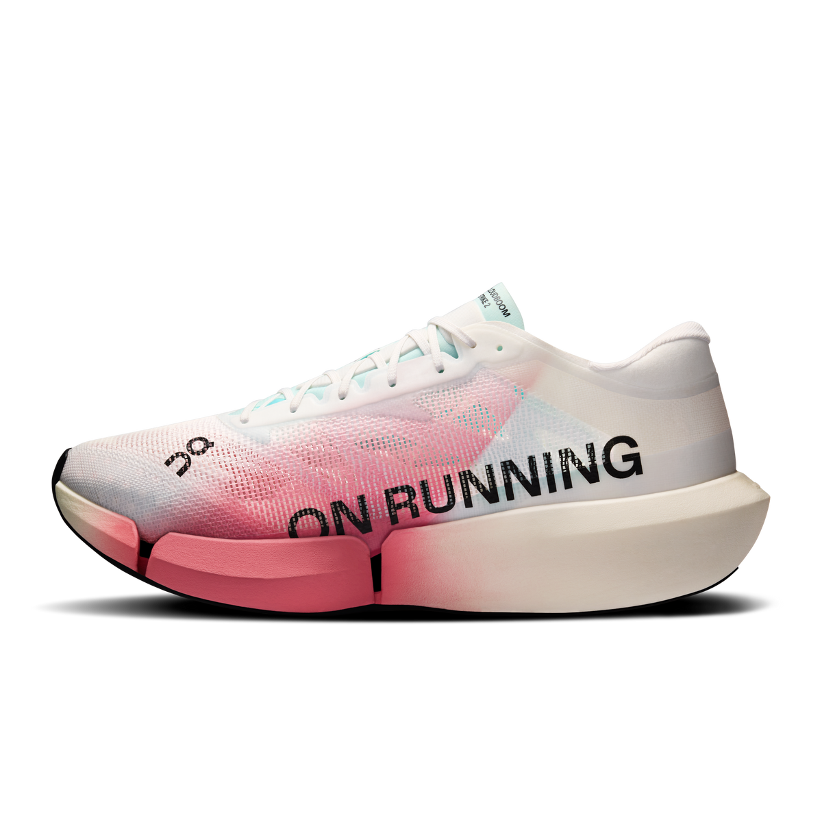 On Cloudboom Strike 2 White / Camellia Women