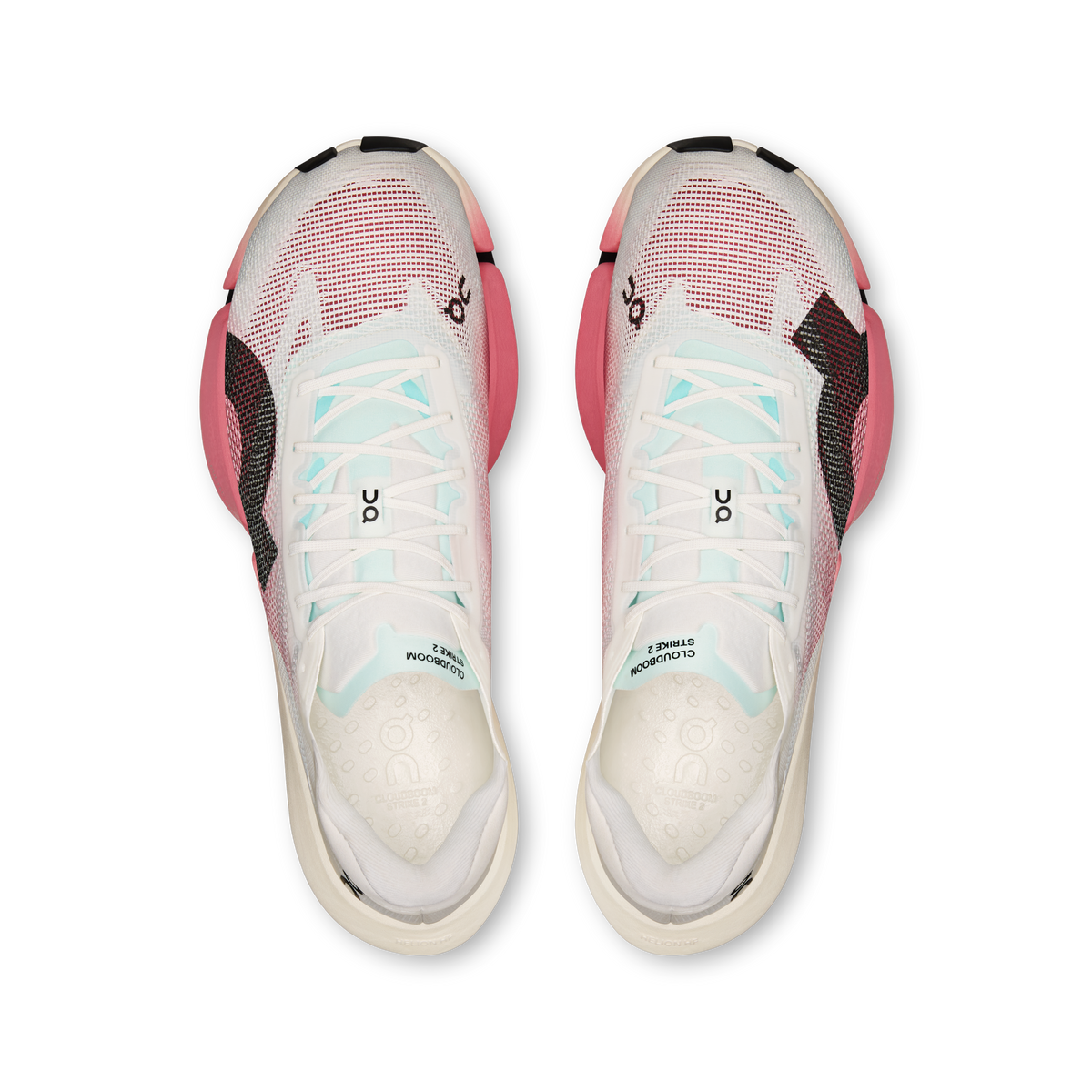 On Cloudboom Strike 2 White / Camellia Women