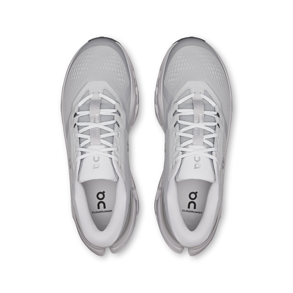 On Cloudrunner 3 Glacier / Alloy