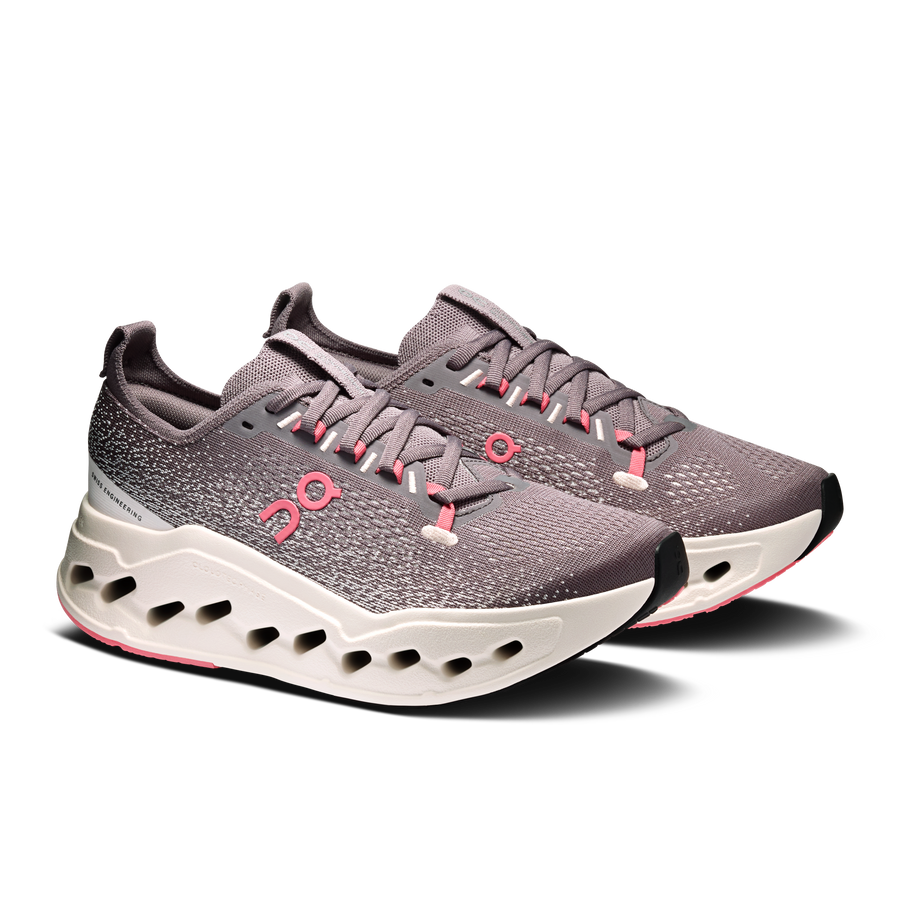 On Cloudsurfer Max Pebble / Oyster Women