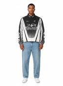 Palace More Than A Cycling Zip Jacket Black/Silver one-kickz