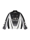 Palace More Than A Cycling Zip Jacket Black/Silver one-kickz