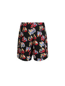 Palm Angels 3D Logo Swim Shorts Black/Red one-kickz