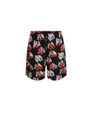 Palm Angels 3D Logo Swim Shorts Black/Red one-kickz