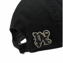Palm Angels Baseball Gothic Logo Cap Black one-kickz