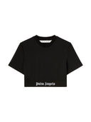Palm Angels Black Classic Logo Sport Top one-kickz