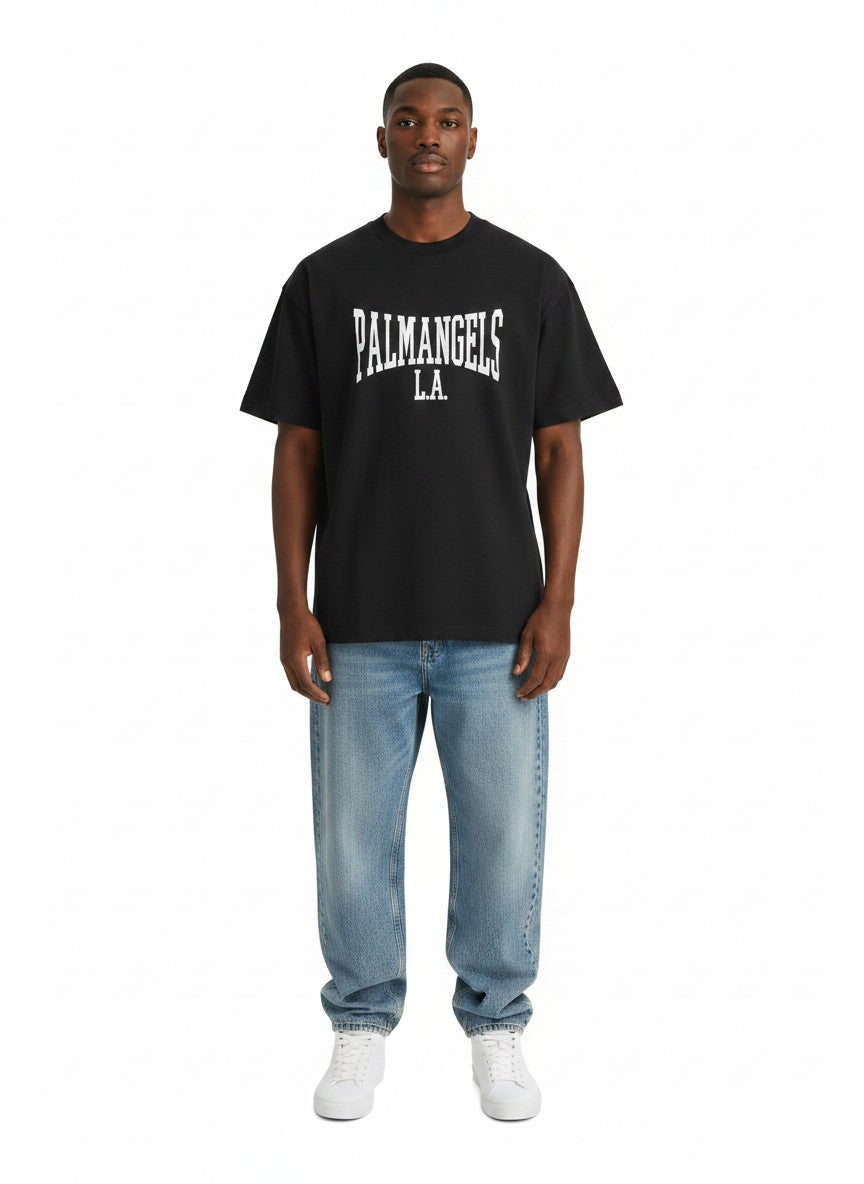 Palm Angels College Classic Logo T-Shirt Black