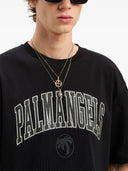 Palm Angels College Palm Silk Black Tee one-kickz