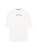 Palm Angels Curved Logo T-Shirt White