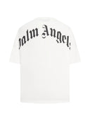 Palm Angels Curved Logo T-Shirt White