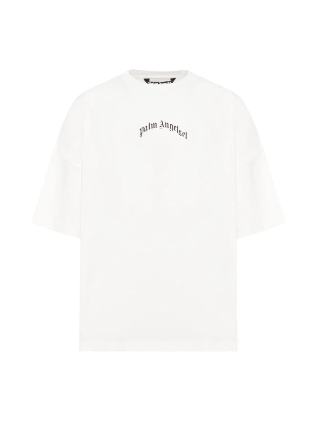 Palm Angels Curved Logo T-Shirt White