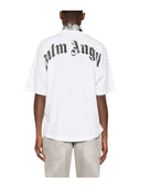 Palm Angels Curved Logo T-Shirt White one-kickz