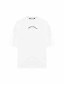 Palm Angels Curved Logo T-Shirt White one-kickz