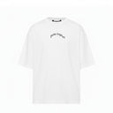 Palm Angels Curved Logo T-Shirt White one-kickz