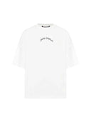 Palm Angels Curved Logo T-Shirt White one-kickz